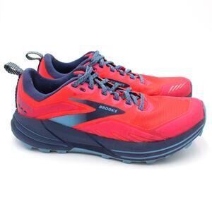 Brooks Cascadia 16 Trail Running Shoes Womens 9 Pink Hiking Outdoor Sneaker
